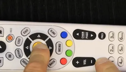 Holding select and mute key on DirecTV remote