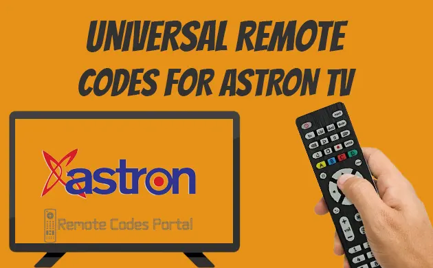 Universal Remote Code For Astron TV & How To Program