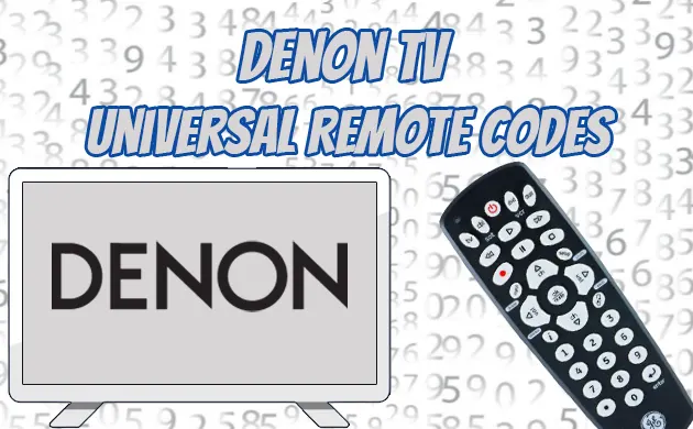 Universal Remote Codes For Denon TV and Programming Guide