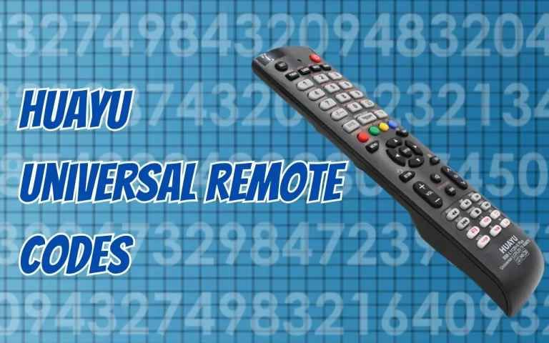 Huayu Universal Remote Codes And How To Program [2024]