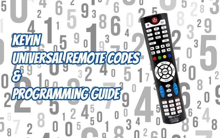 Keyin Universal Remote Codes & Programming Guide [2024]